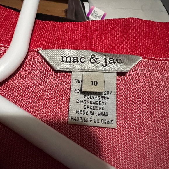 Mac & Jac Red Jean Jacket - Picture 4 of 7